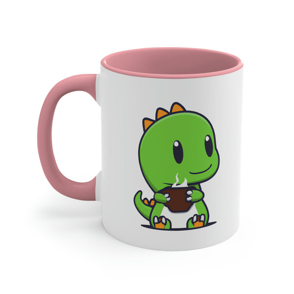 Dino-No Decaf Accent Coffee Mug, 11oz