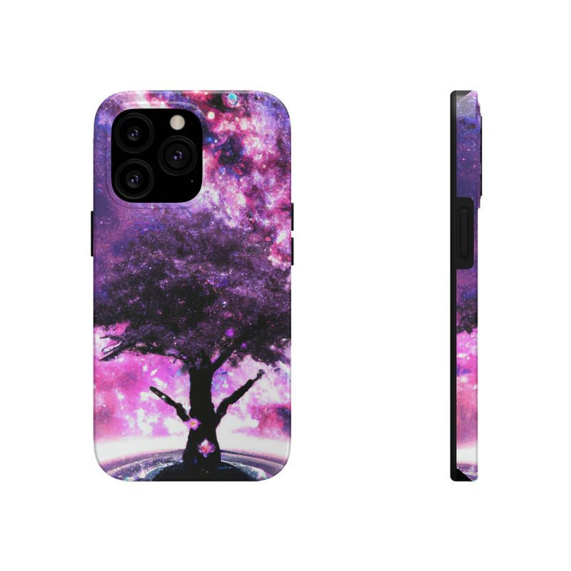 Purple Tree Nebula Hard Case