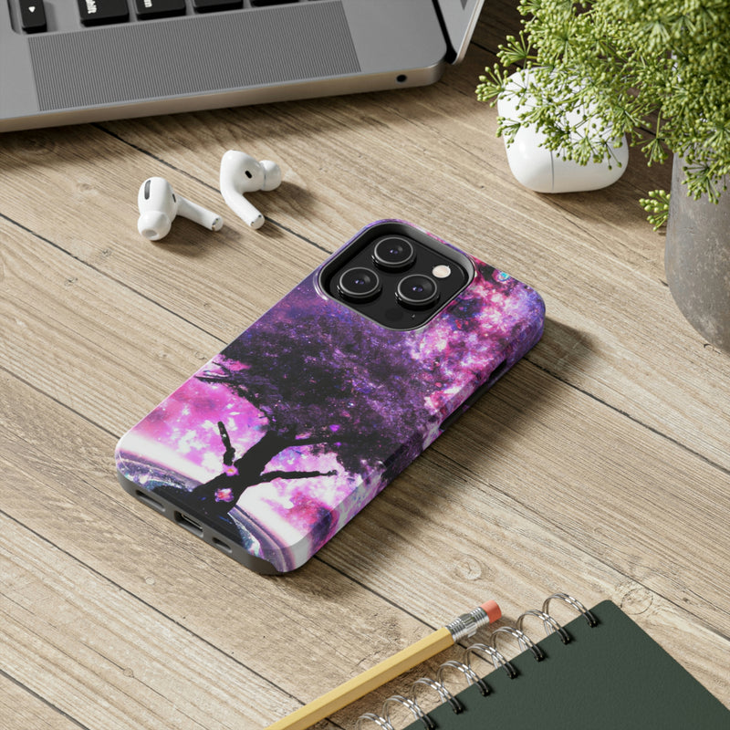 Purple Tree Nebula Hard Case