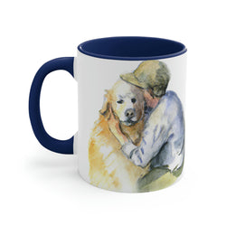 For the Love of Dog Accent Coffee Mug, 11oz