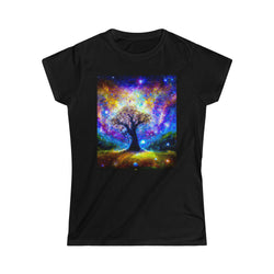 Galaxy Tree-shirt Women's Softstyle Tee